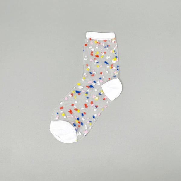 White Confetti Sock – ASOBI STORE