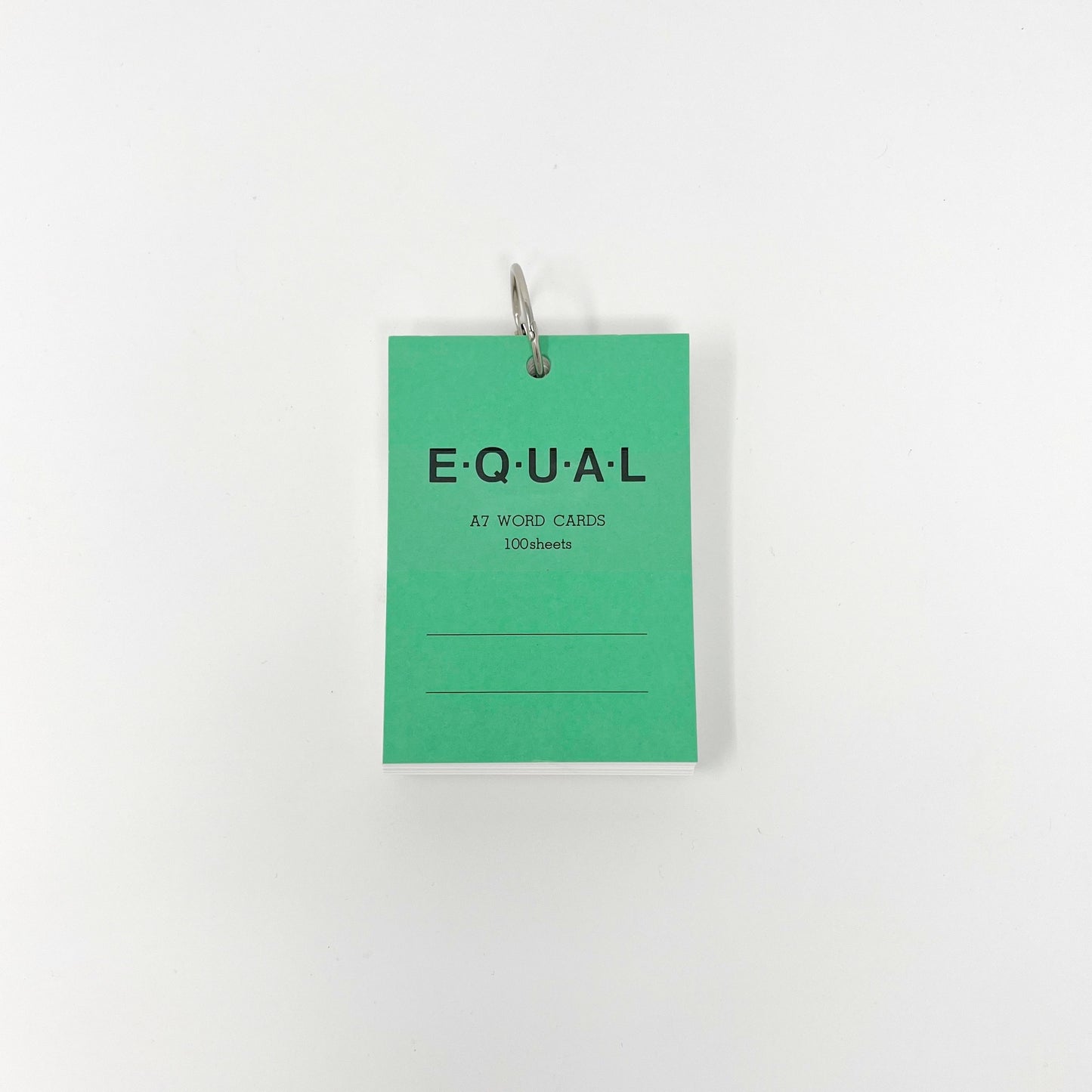 Life Word Card 'Equal' - A7 Plain