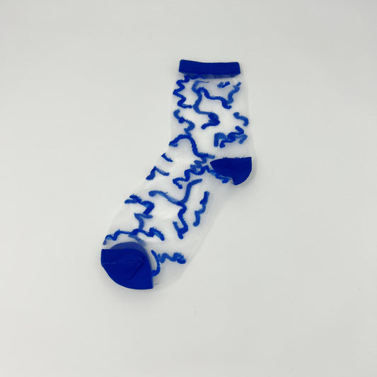 Blue Wiggle Sock