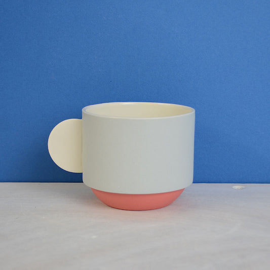 Large Mug With Red Base - Alice Duck
